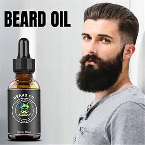 Beard Kit for Men Grooming & Care Set w/2 Pack Beard Serum, Wash, Oil,Balm, Comb - Picture 3 of 7